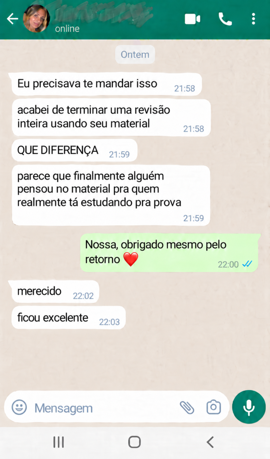 Feedback de aluno: o material parece pensado para quem realmente está estudando para a prova.