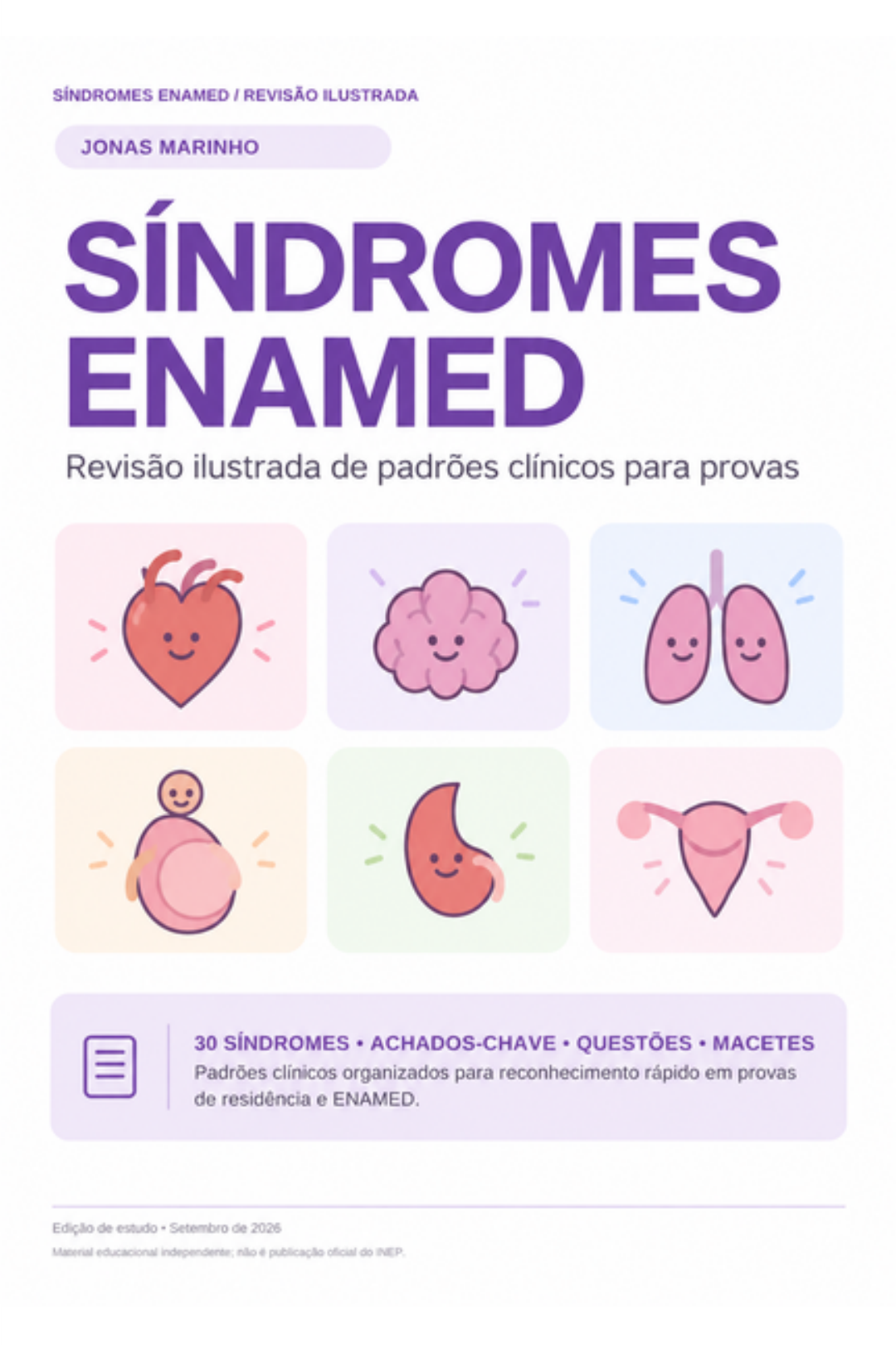 Capa do material complementar Síndromes ENAMED